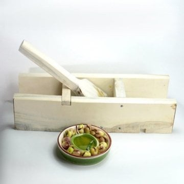 Ev Tipi Tahta Zeytin Kırma Aleti Kolay Kullanım