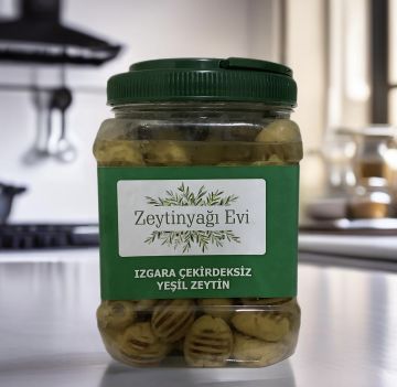 Zeytinyağlı Izgara Zeytin 900 Gram Pet Ambalaj