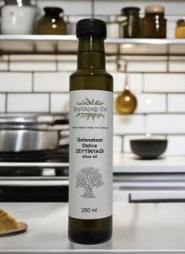Sınırlı Stok Doğal Delice  Zeytinyağı 250 Ml Cam Şişe