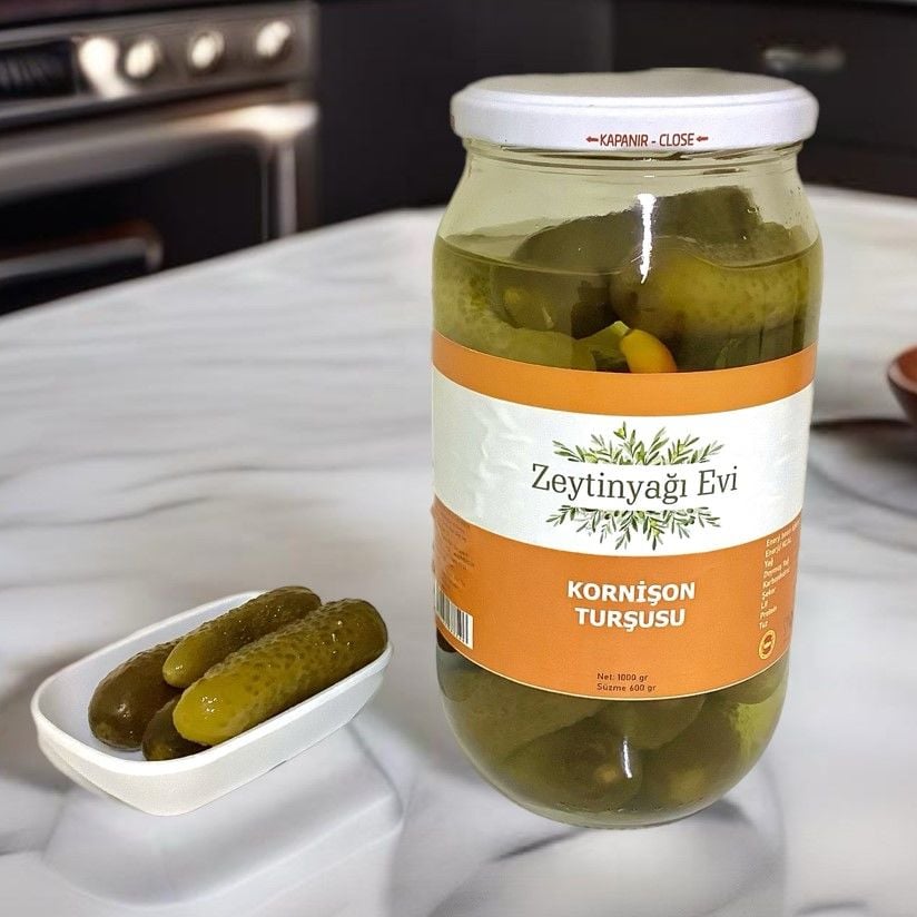 Naturel Kornişon Turşusu 1000 Gram
