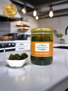 Yeşil İncir Reçeli Cam Şişe 710 gram