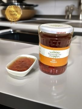 Naturel Gül  Reçeli Cam Şişe 710 Gram