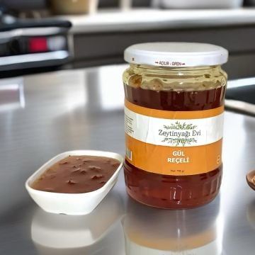 Naturel Gül  Reçeli Cam Şişe 710 Gram
