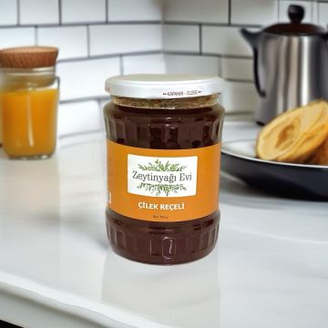 Naturel Çilek Reçeli Cam Şişe 710 Gram