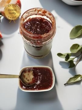 Damla Ahududu Reçeli Cam Şişe 710 Gram