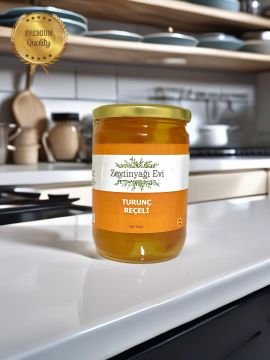 Naturel Turunç  Reçeli Cam Şişe 710 Gram