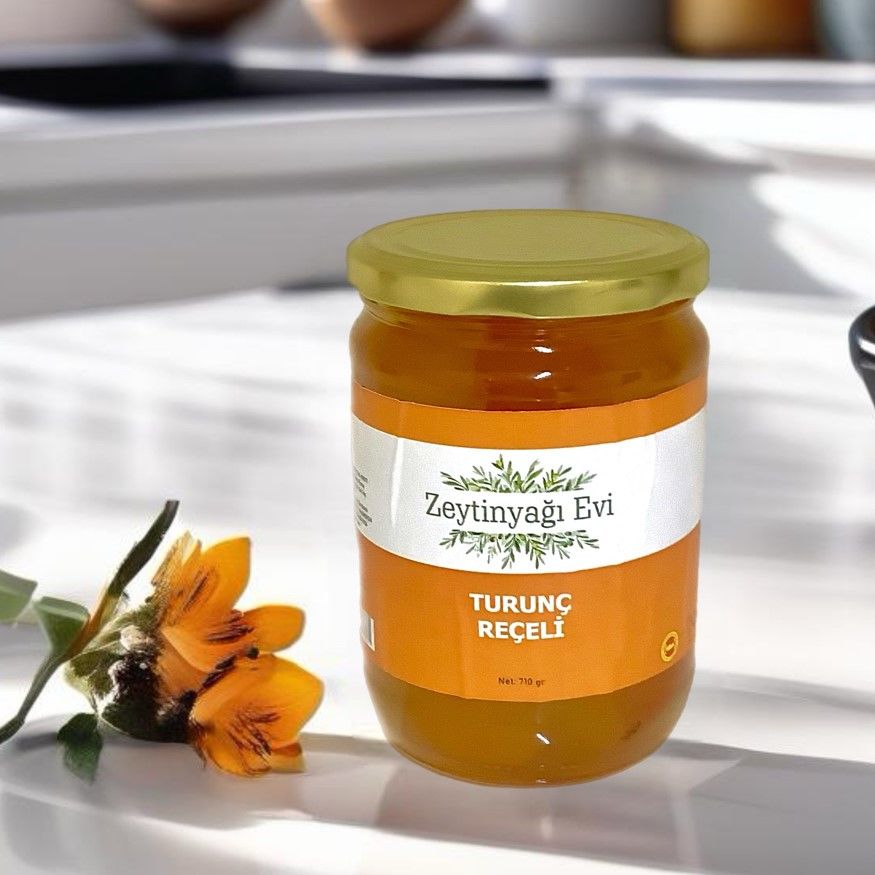 Naturel Turunç  Reçeli Cam Şişe 710 Gram