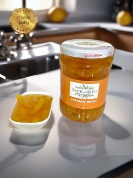 Naturel Portakal Reçeli Cam Şişe 710 Gram