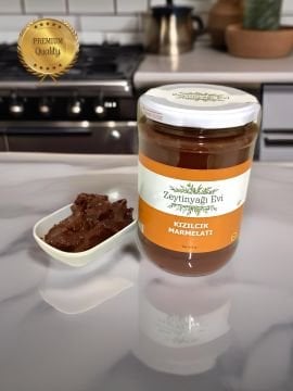 Yöresel Ürünler Şifa Kayanağı Kızılcık Marmelati Cam Kavanoz 800 Gram