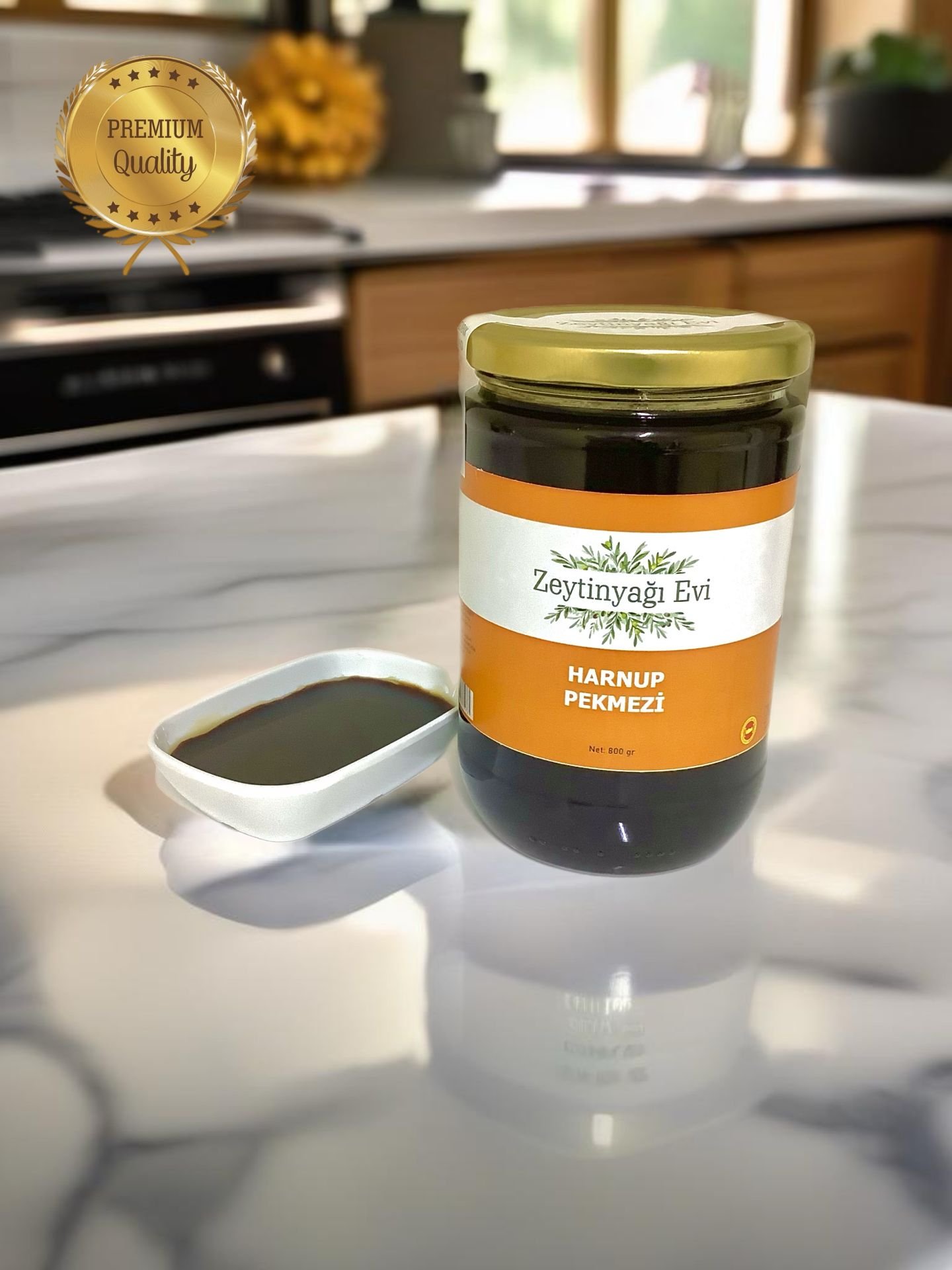 Yöresel Ürünler Harnup  Pekmezi Cam Kavanoz 800 Gram