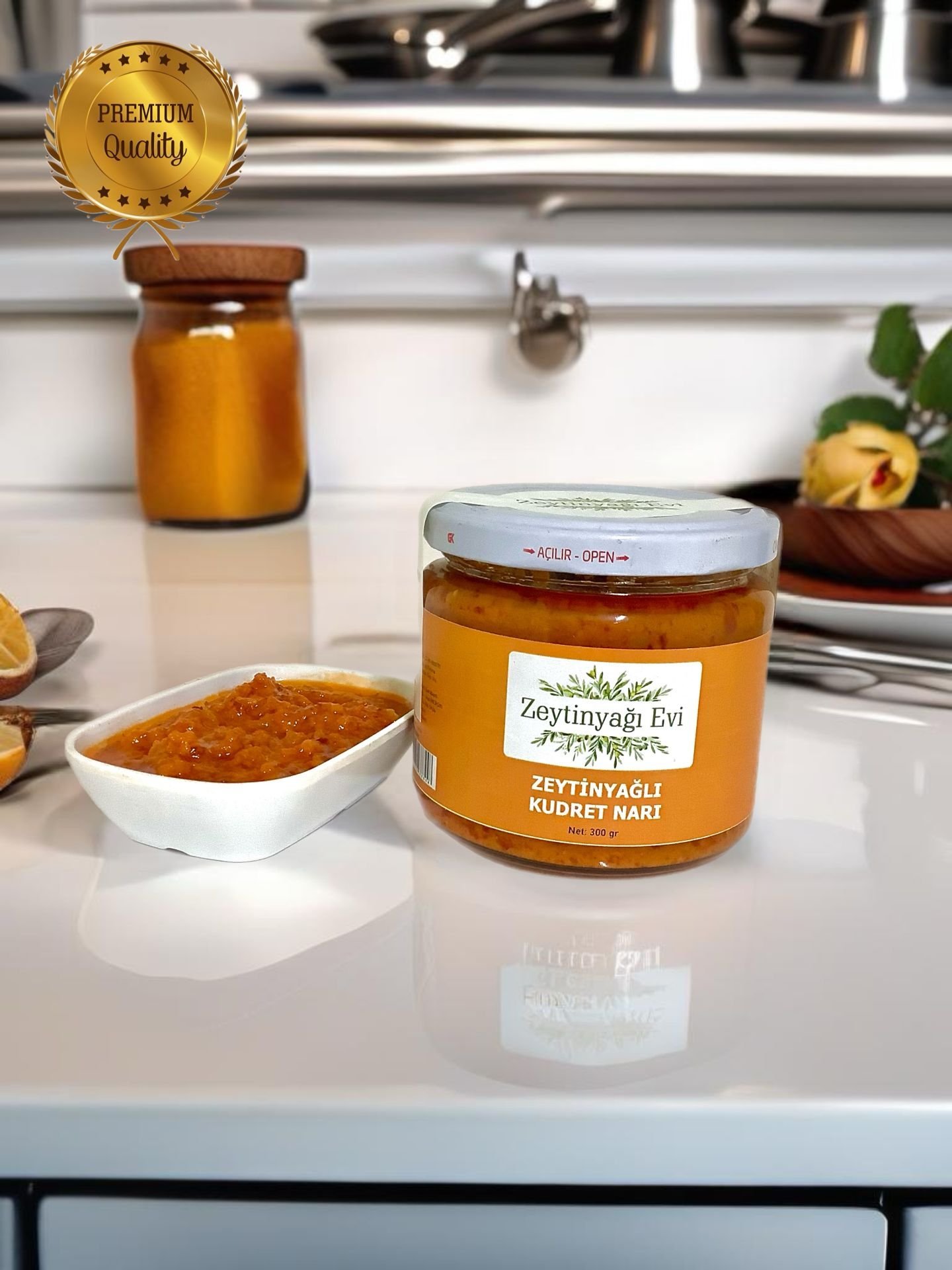 Yöresel Ürünler Şifa Deposu Zeytinyağlı Kudre Narı 300 gram